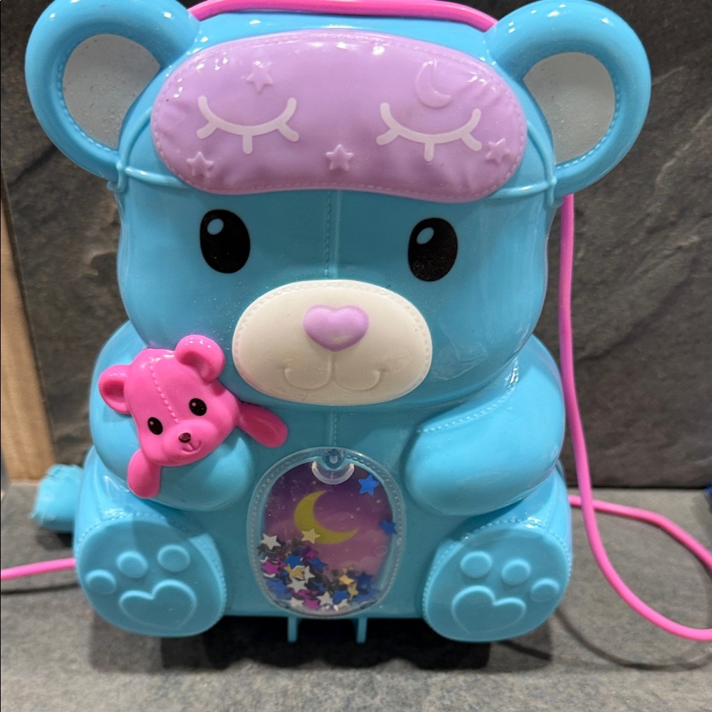 Dreamy Blue and Pink Bear Stuffed Toy